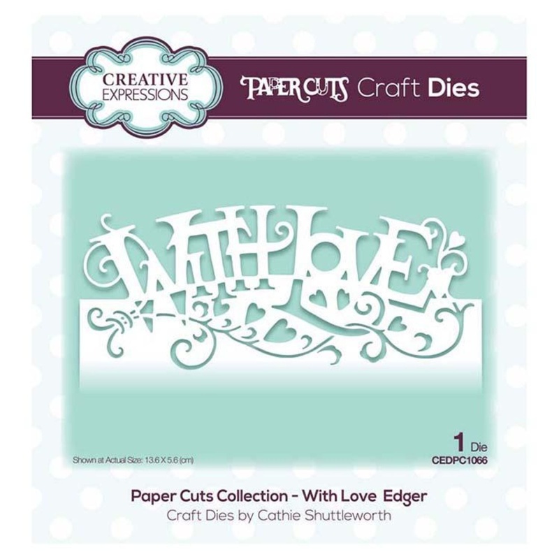 Creative Expressions Paper Cuts Collection - With Love Edger