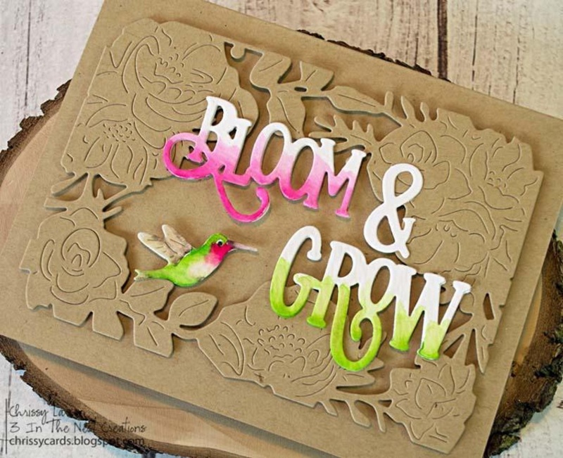 Frantic Stamper Precision Die - Grow & Bloom