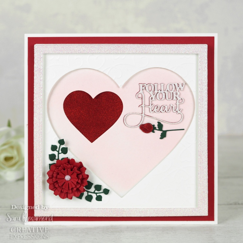Creative Expressions Sue Wilson Noble Collection Decorative Hearts Craft Die