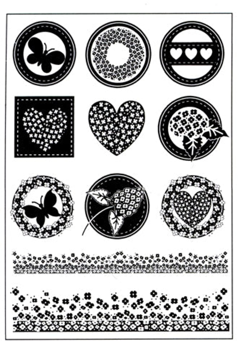 Clear Stamps - Button Sayings