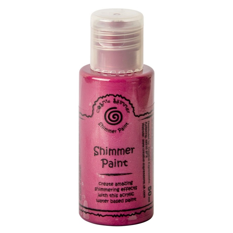 Cosmic Shimmer Shimmer Paint Pink Plum