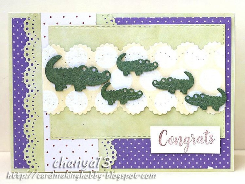 Frantic Stamper Clear Stamp Set - Baby Party