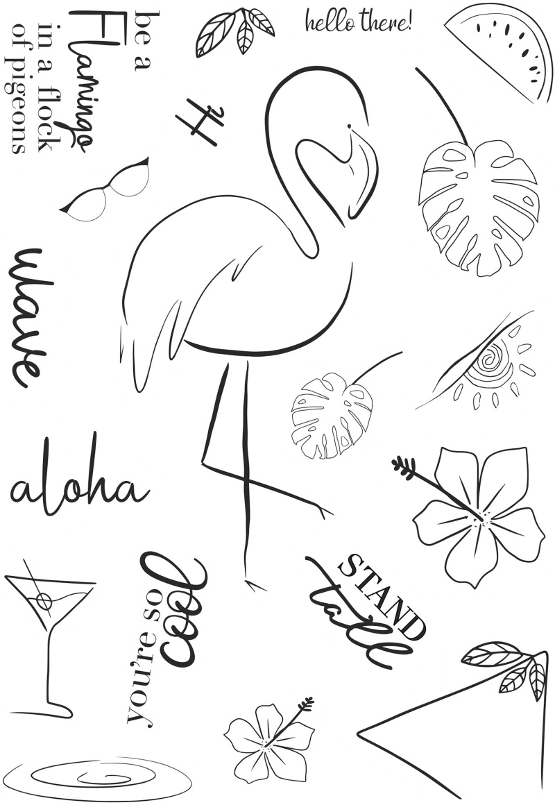 Creative Expressions Bonnita Moaby Hello Sunshine 6 In X 8 In Clear Stamp Set