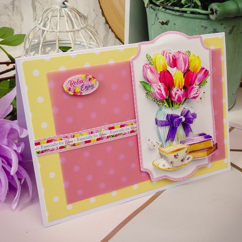 Springtime Florals Decoupage Book