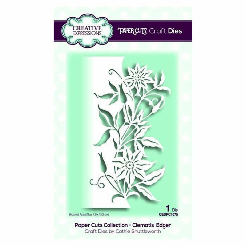 Creative Expressions Paper Cuts Collection - Clematis Edger