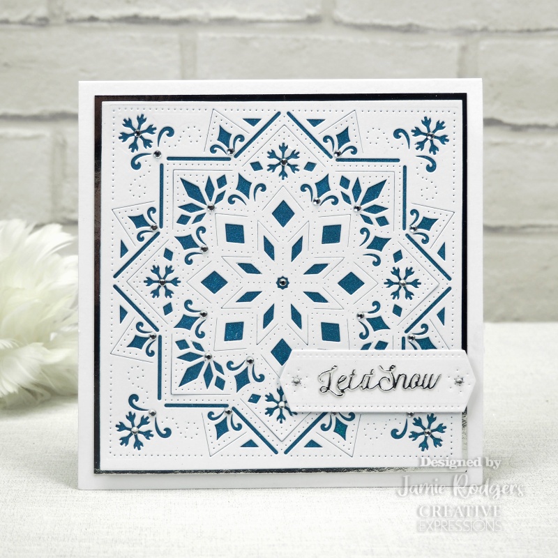 Creative Expressions Jamie Rodgers Pierced Snowflake Mandala Craft Die