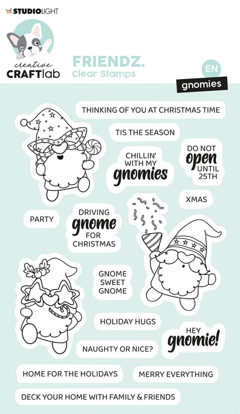 Ccl Clear Stamp Gnomies Friendz 105X148x4mm 17 Pc Nr.282