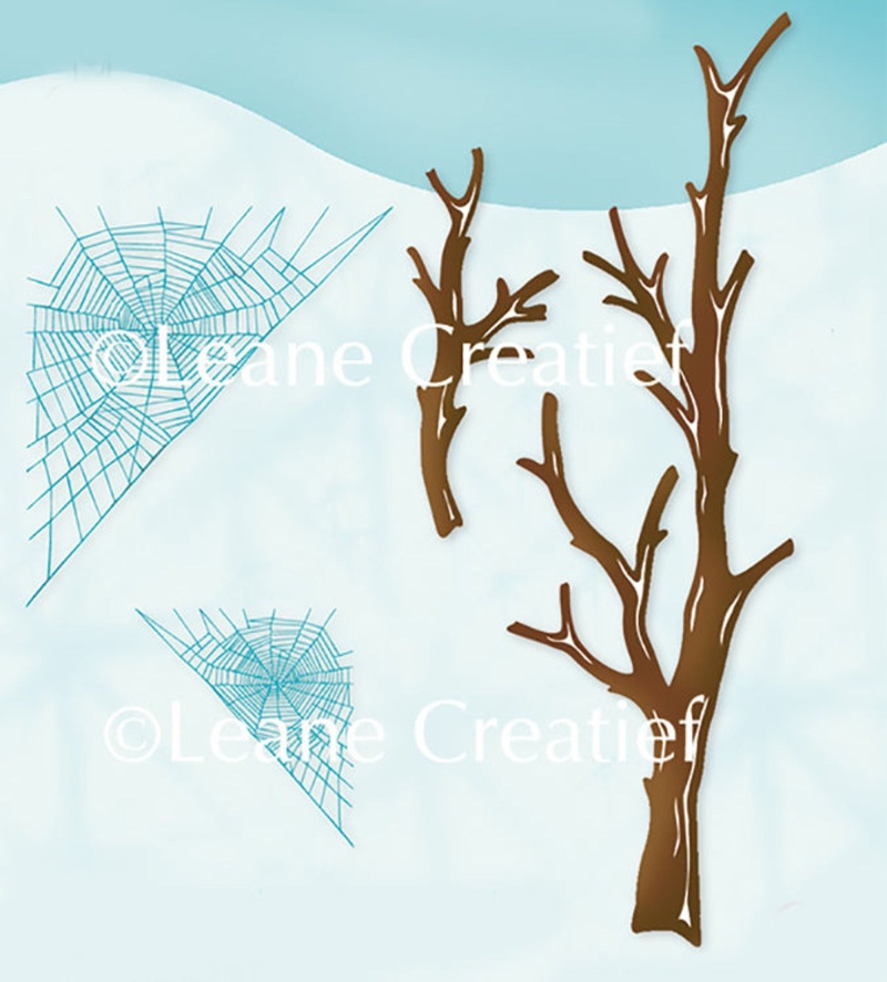 Lecreadesign Clear Stamp Branches & Spider Web