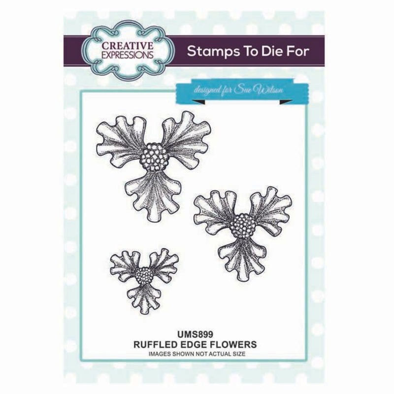 Stamps To Die For Ruffled Edge Flower