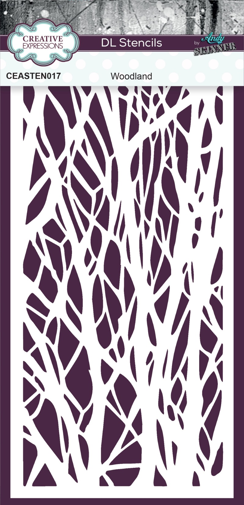Creative Expressions Andy Skinner Woodland Dl Stencil