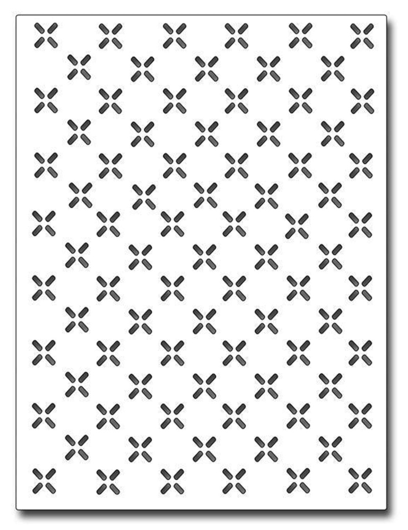 Frantic Stamper Precision Die - Diamond Plate Card Panel