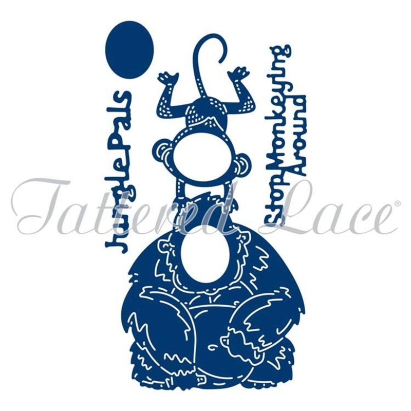 Tattered Lace Die - Monkeying Around