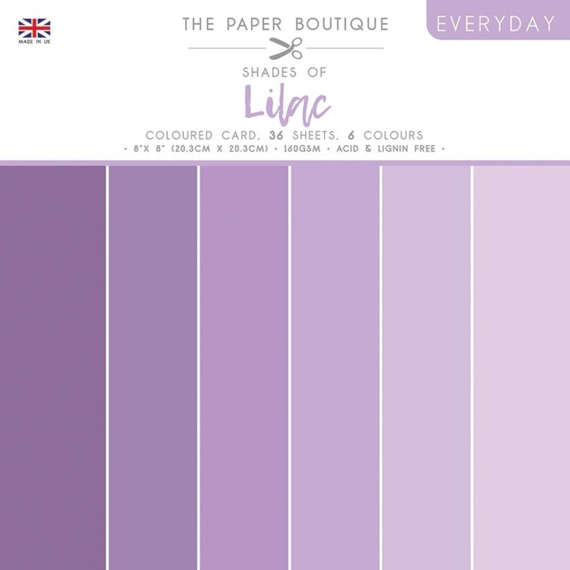 The Paper Boutique Everyday - Shades Of - Lilac 8 In X 8 In Colours