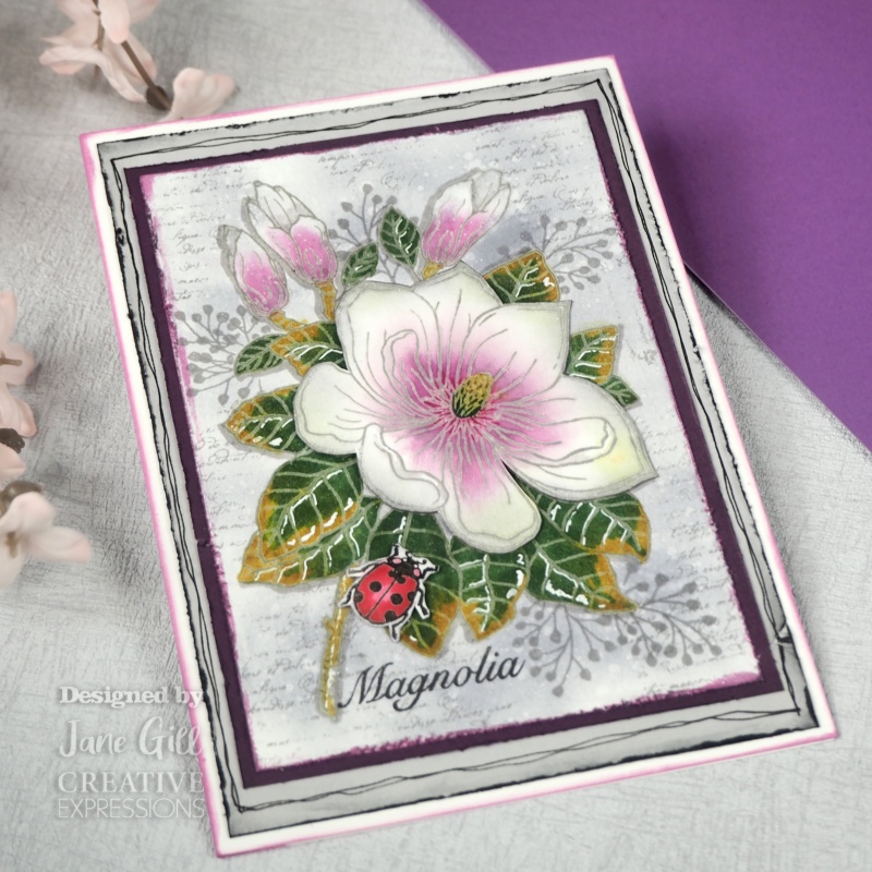 Woodware Clear Singles Ditsy Daisy 4 In X 6 In Stamp