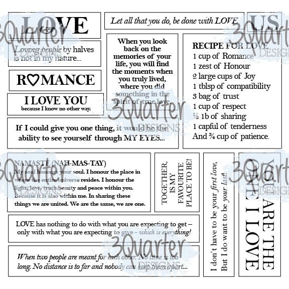 3Quarter Designs - Mini Album Base Kit - Always Yours