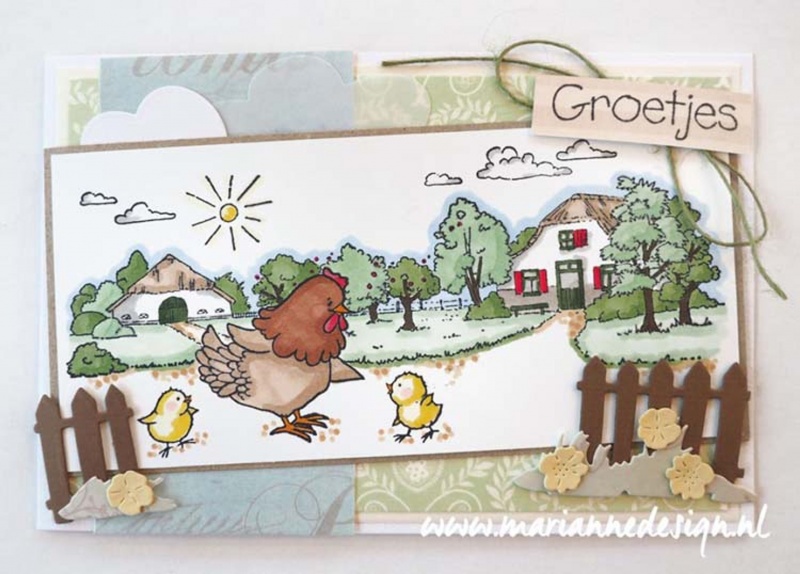 Marianne Design Clear Stamps Hetty's On The Farm