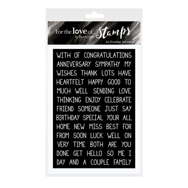 For The Love Of Stamps - All Occasions Sentiment Strips