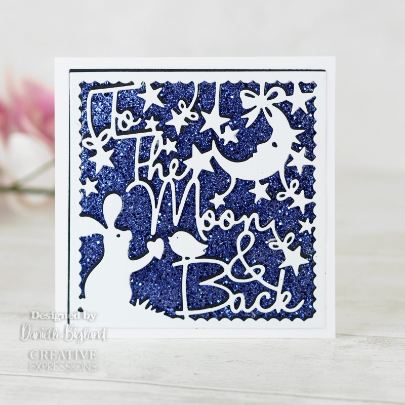 Creative Expressions Paper Panda To The Moon And Back Craft Die