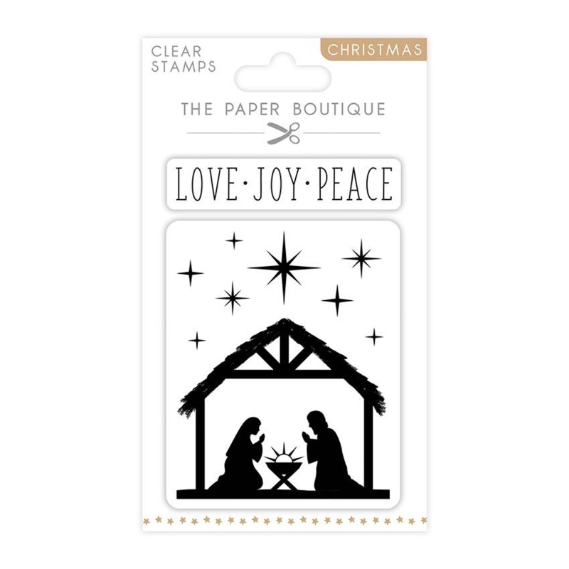 The Paper Boutique Nativity A6 Stamp Set
