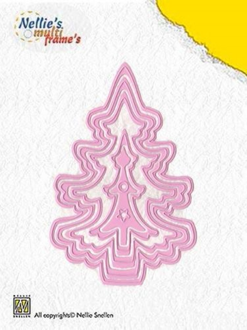 Multi Frame Dies - Christmas Tree (Set Of 5)