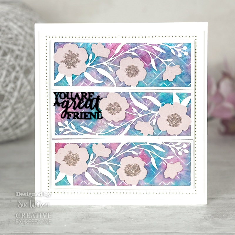 Creative Expressions Sue Wilson Mini Sentiments You Are A Great Friend Craft Die