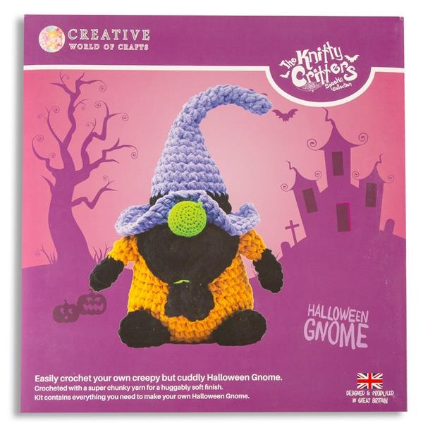 Knitty Critters Crochet Kit – Halloween - Gnomez Gnome