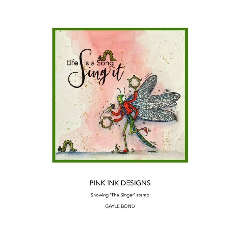 Pink Ink Designs The Singer A6 Clear Stamp Set