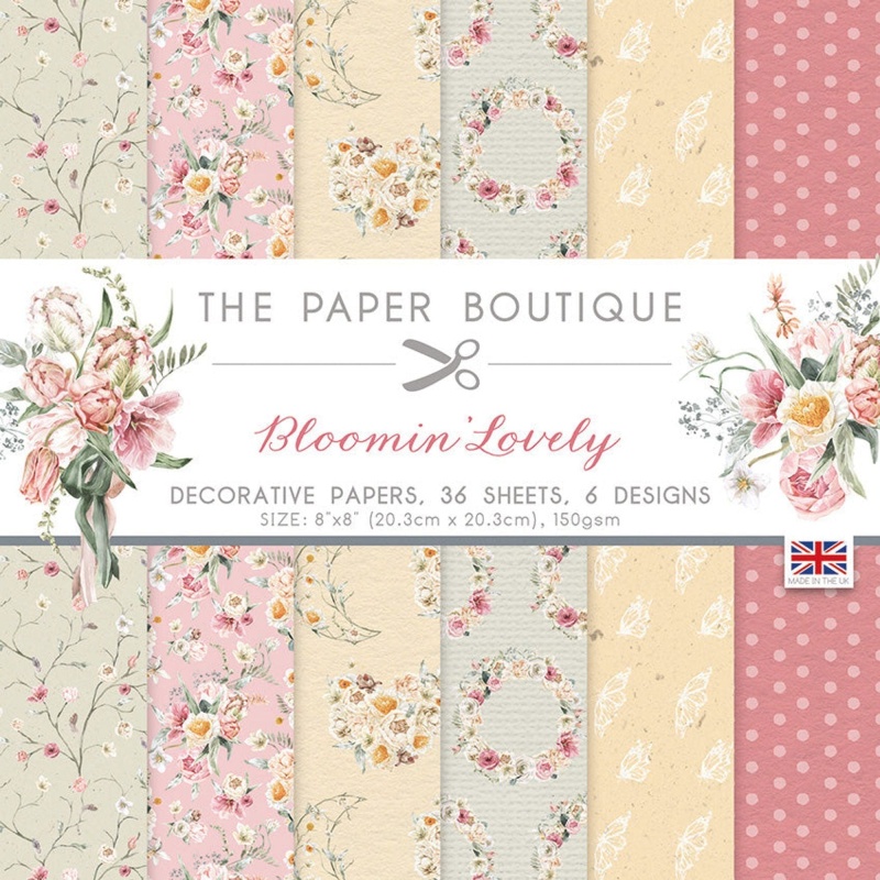 The Paper Boutique Bloomin' Lovely 8 In X 8 In Paper Pad