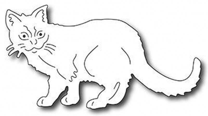 Frantic Stamper Precision Die - Walking Cat