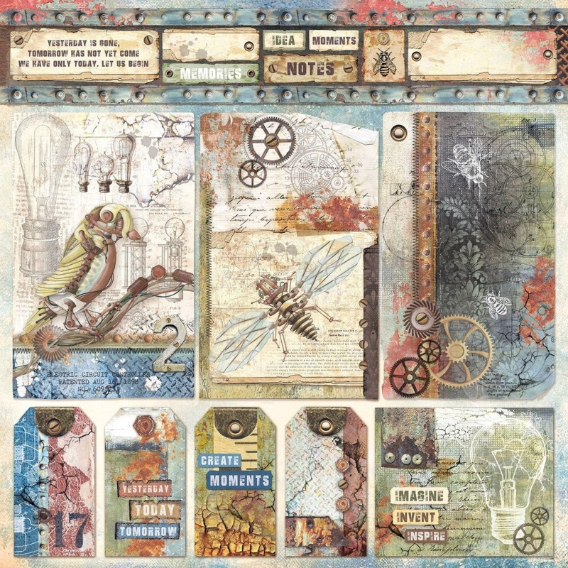 Ciao Bella Engine Of The Future Pad 8X8 12/Pkg