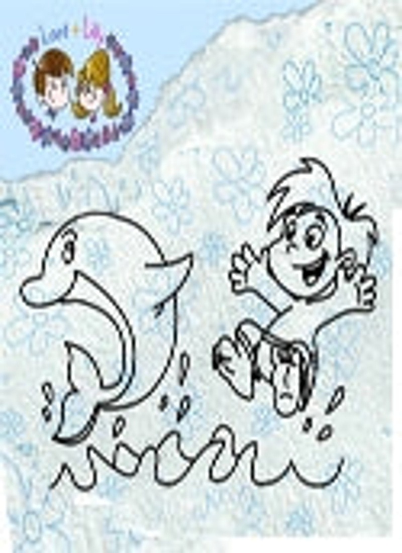 Nellie's Clear Stamps - Dolphin