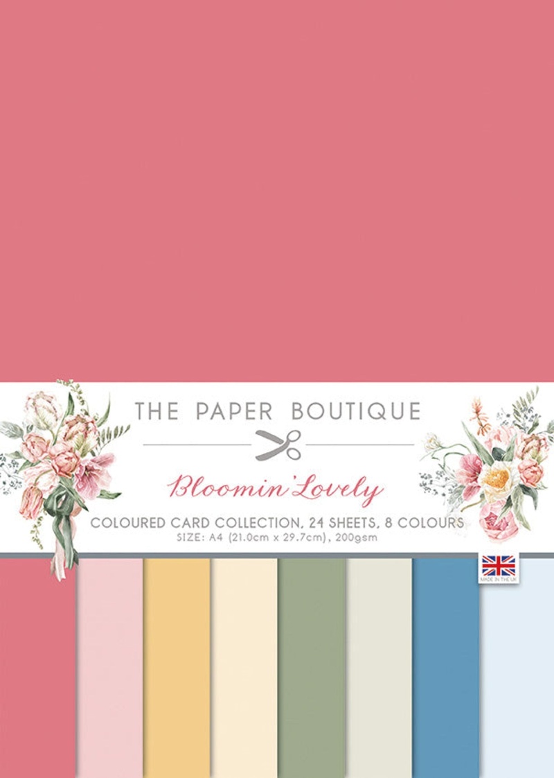 The Paper Boutique Bloomin' Lovely Colour Card Collection
