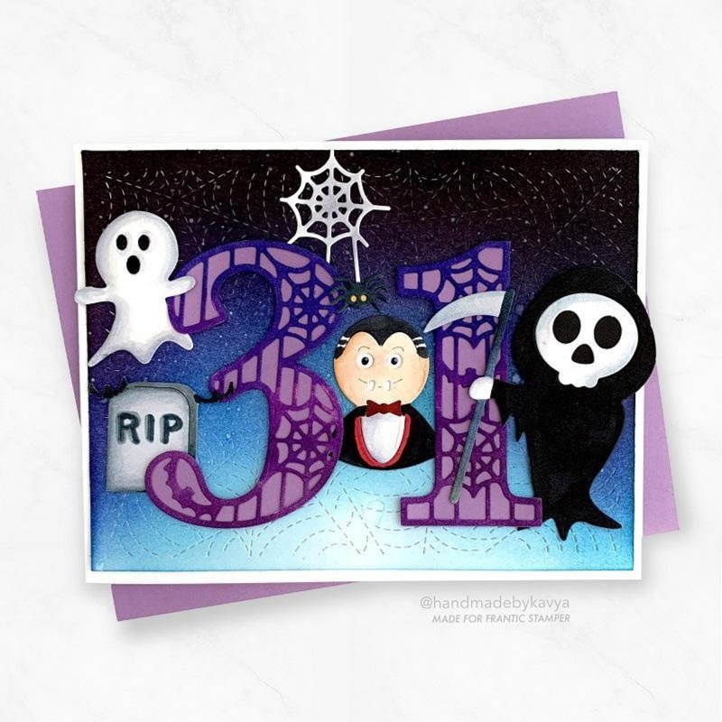Frantic Stamper Precision Die - Cupcake And Halloween Toppers #2