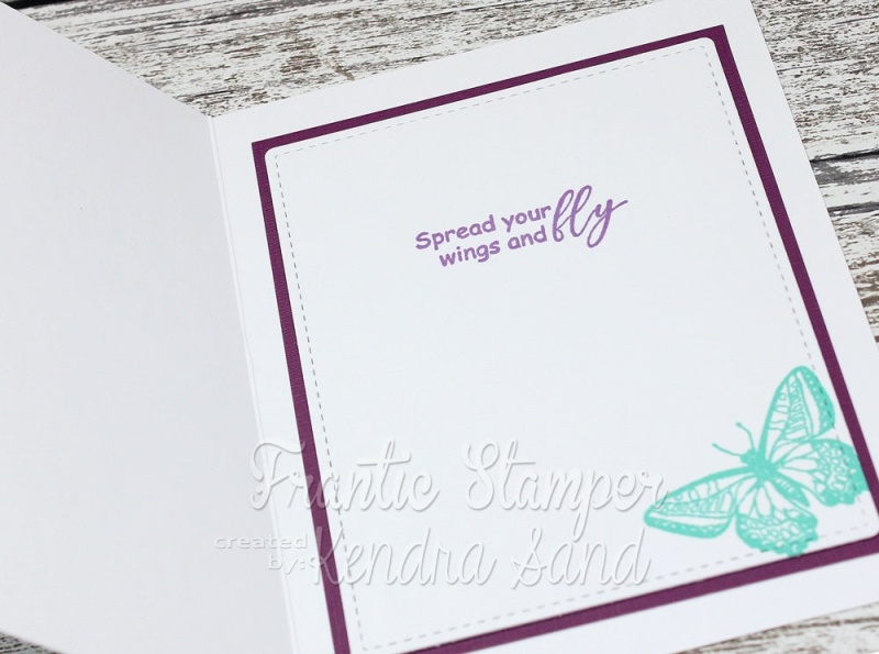Frantic Stamper Clear Stamp Set - Butterfly