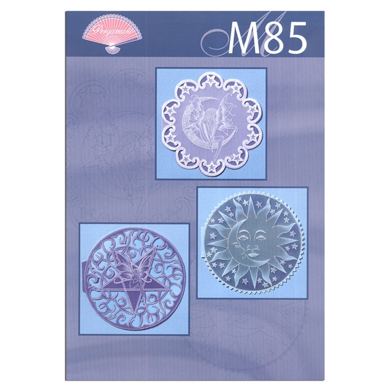 Pergamano Pattern Booklet M85 Sun, Stars And Moon