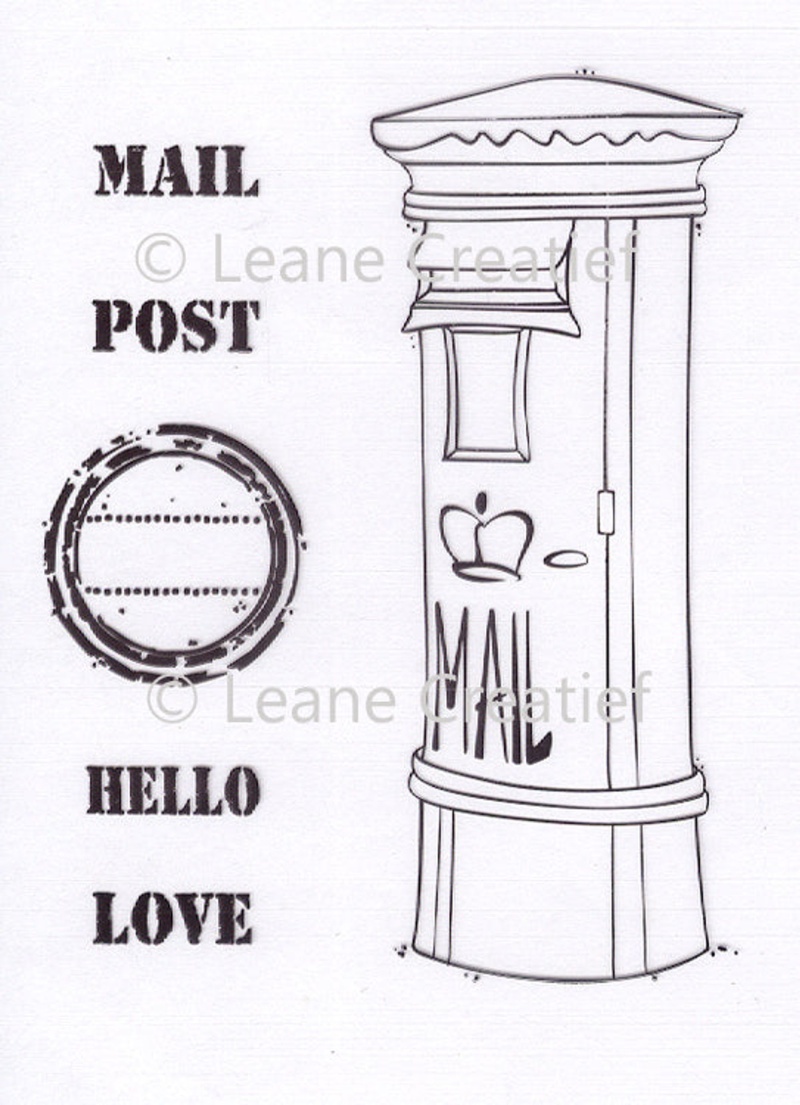 Lecreadesign Clear Stamp Mailbox