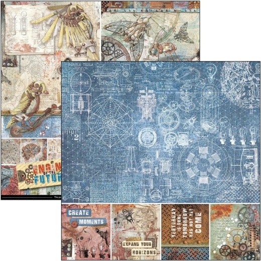 Ciao Bella Cozy Moments 12x12 Scrapbook Paper Pad for Decoupage