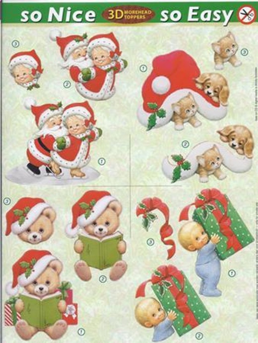 Morehead So Nice And Easy Christmas Decoupage Sheet