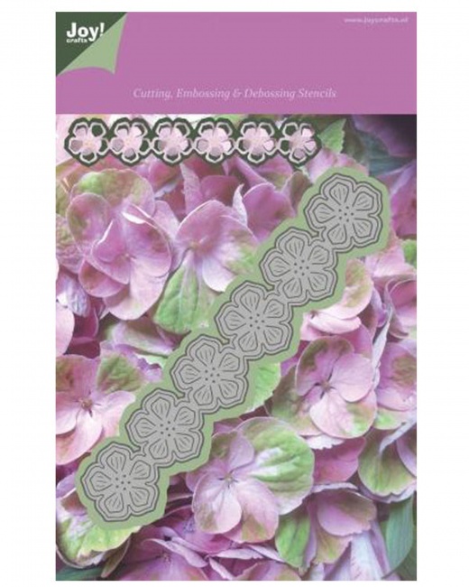 Joy! Crafts Cutting and De-bossing Embroidery Die, Circle Floral Frame