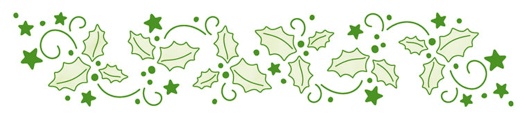 Lea'bilities Border Embossing Folder - Holly Leaves