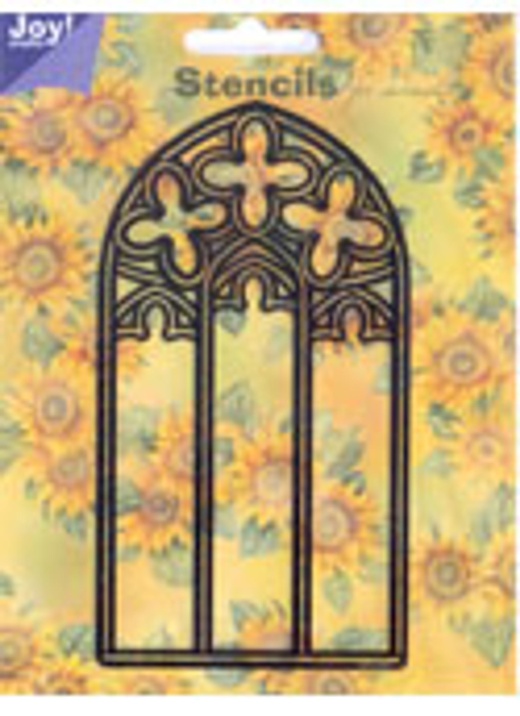 Joy! Stencil - Flower Arch