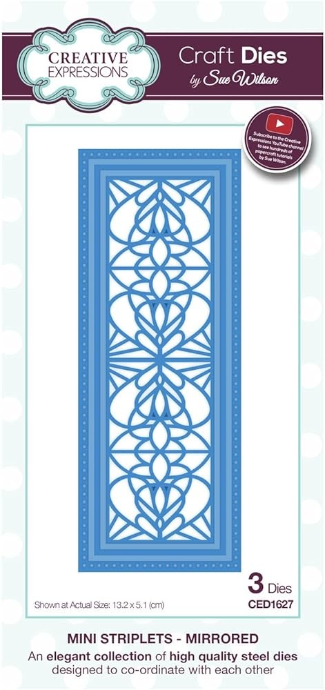 Mini Striplet Collection Mirrored Die - A Must-Have for Paper Crafters