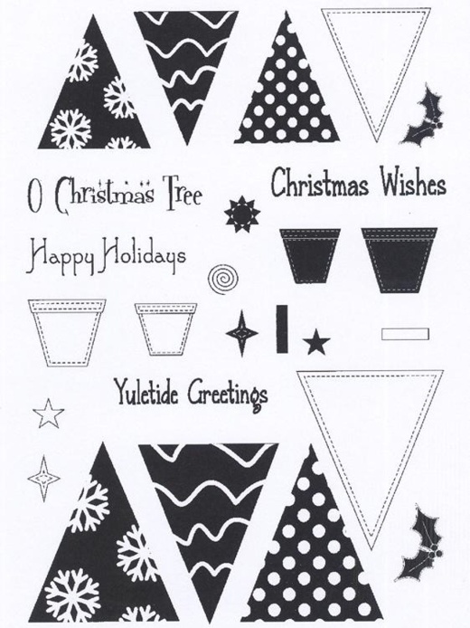 Creative Expressions Clear Stamp Set - O Christmas Tree