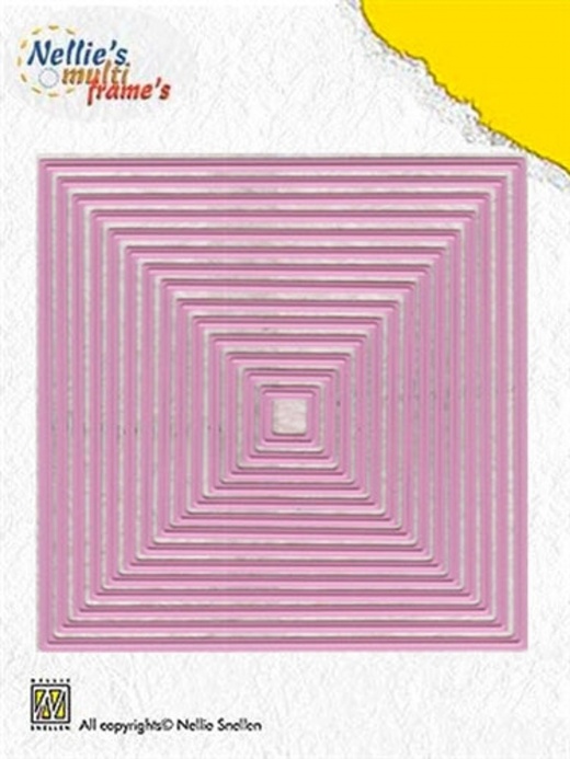 Multi Frame Dies - Straight Square by Nellie's Choice