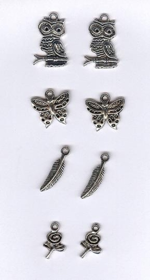 Nature-Themed Card Charms - Nellie's Choice