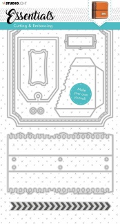 SL Cutting Die Square Journal Essentials 148x210x1mm 1 PC Nr.100