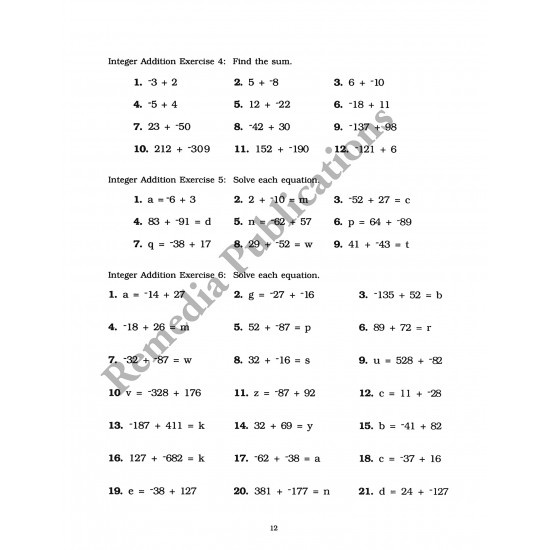 Pre-Algebra 2: Straight Forward Math Series (Advanced Edition)