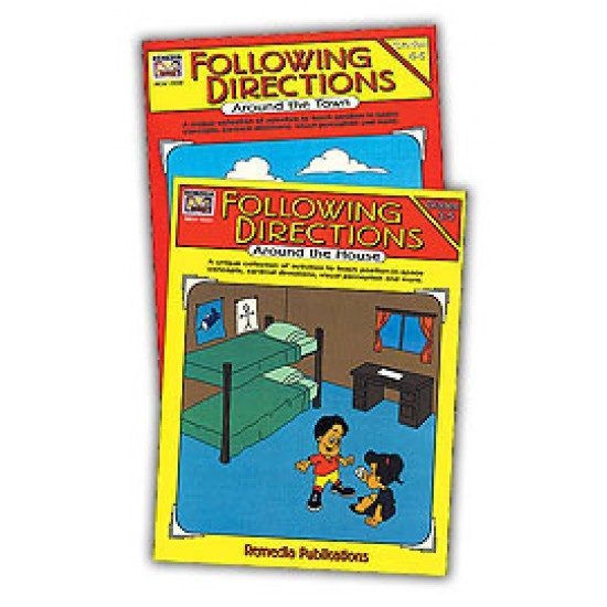 Following Directions Around The House & Town (2-Book Set)