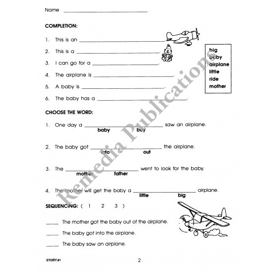 Sight Word Stories & Seatwork Activities (Book 1)