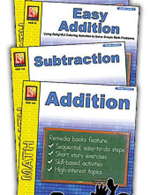 Easy Addition & Subtraction (4-Book Set) for Grades 1-2